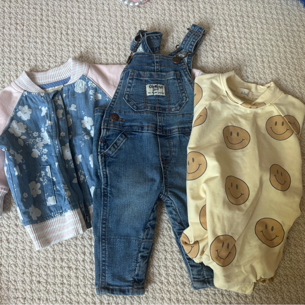 OshKosh B'gosh Denim Blue Overalls
